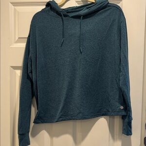 Cozy Teal Hoodie Sweatshirt for Women